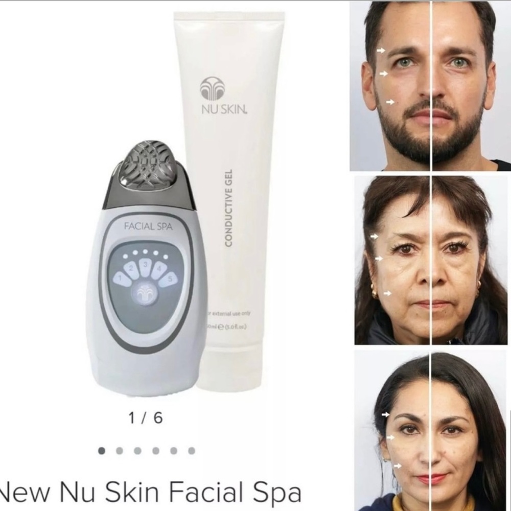 NUSKIN FACIAL SPA + conductive gel
